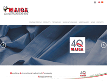 Tablet Screenshot of maicaitalia.com